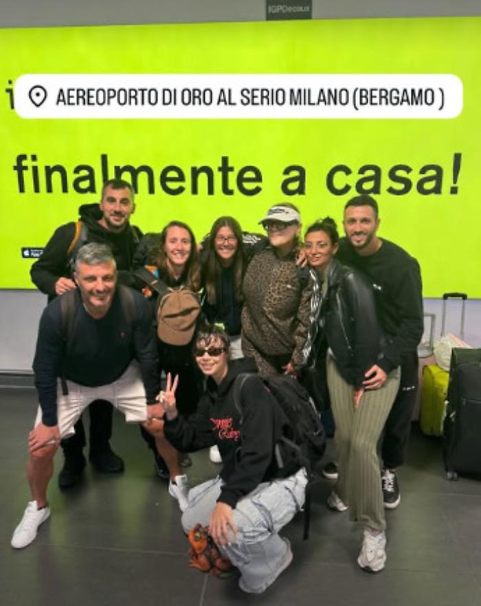 End of the nightmare for Big Mama: she is among the 1,770 Italians returned from the Emirates