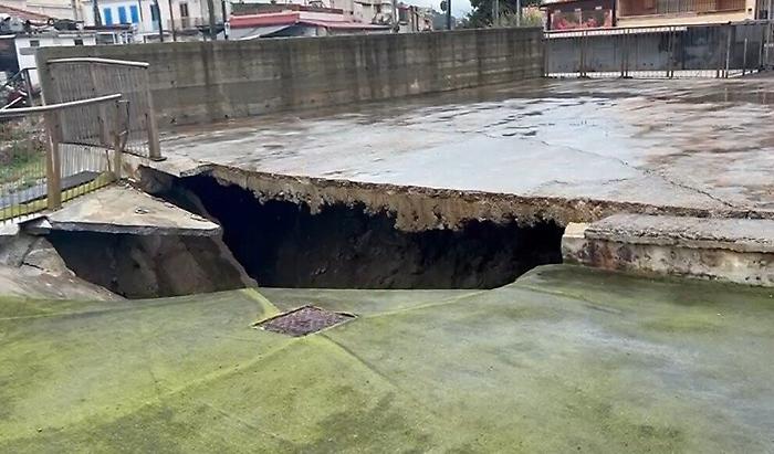 Messina: emergency in Torre Faro, urgent intervention to secure piazza dell'Angelo