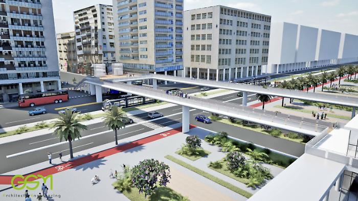 The pedestrian walkways and flowerbeds: new face for the waterfront of Palermo, approval for the 12.5 million project on via Crispi