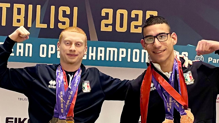 Weights: at the Paralympic European Championships great Sicily, gold for the Palermitan Gabriele Di Cristina and bronze for the Etnean Nicol&ograve; Agr&ograve;
