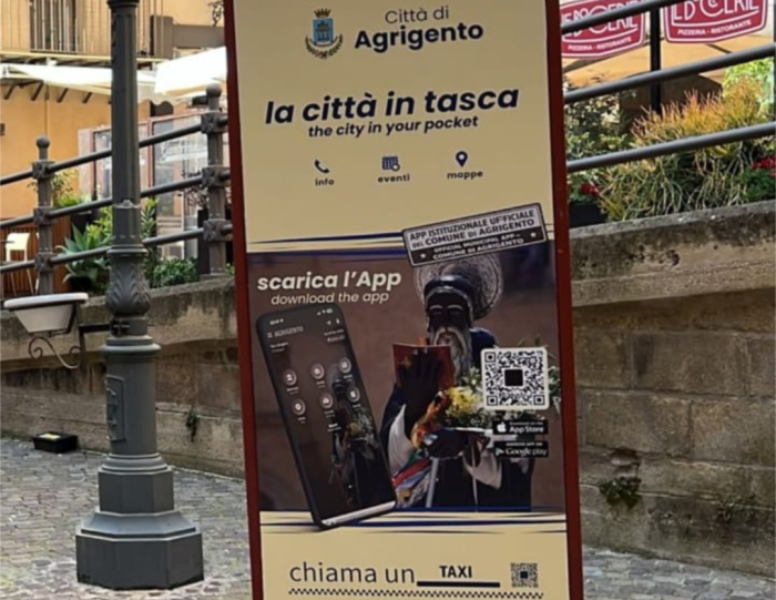 Agrigento Smart City: digital totems are coming. Here&rsquo;s how to download the App with the QR Code