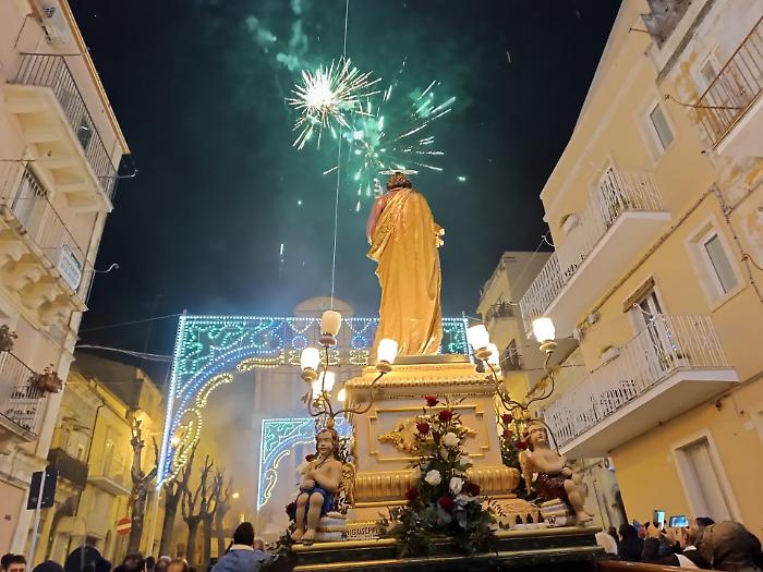 Saint Joseph in Ragusa, it's time for the external celebration.